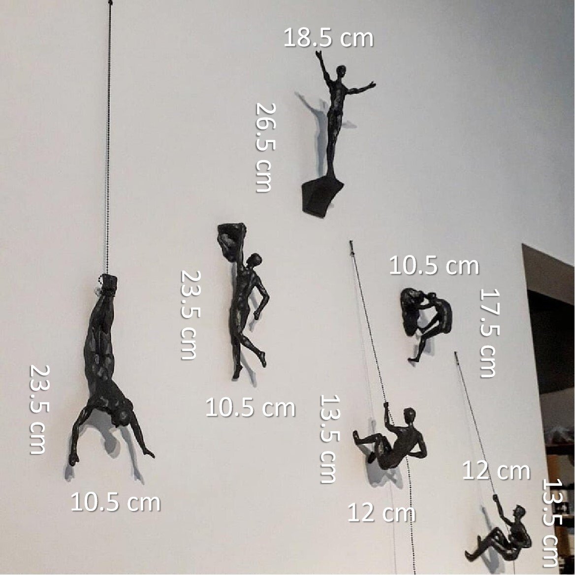 Metal Climber Figurine Decoration