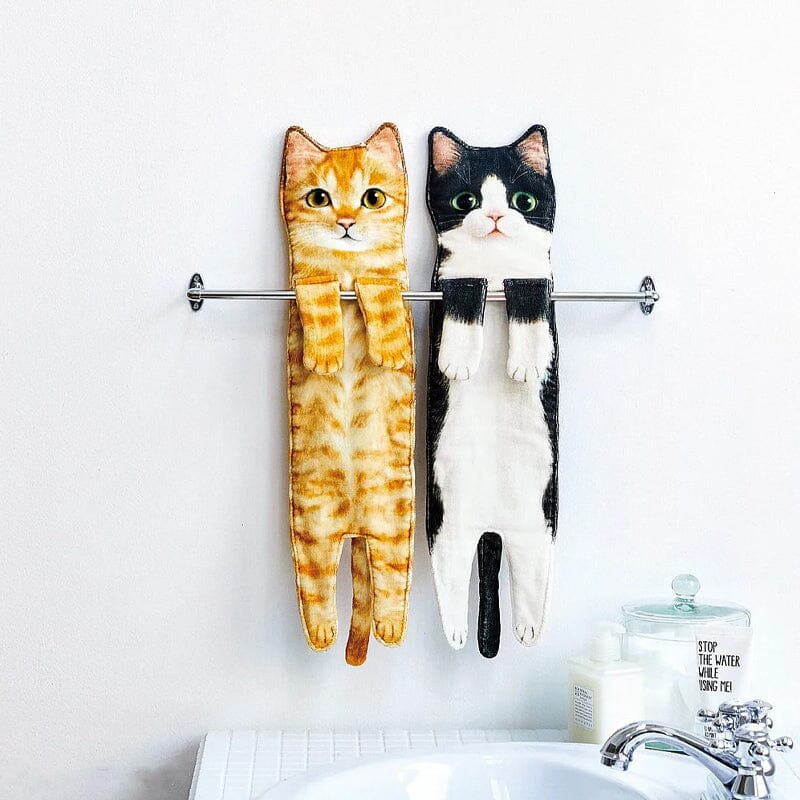 Adorable Kitty Beach Towel