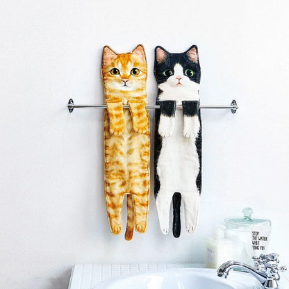 Adorable Kitty Beach Towel