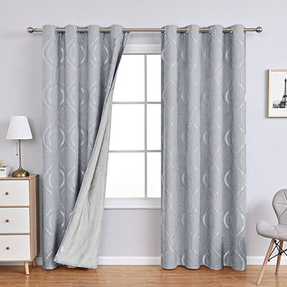 Beautiful Soft Floral Pattern Curtains - Fesara