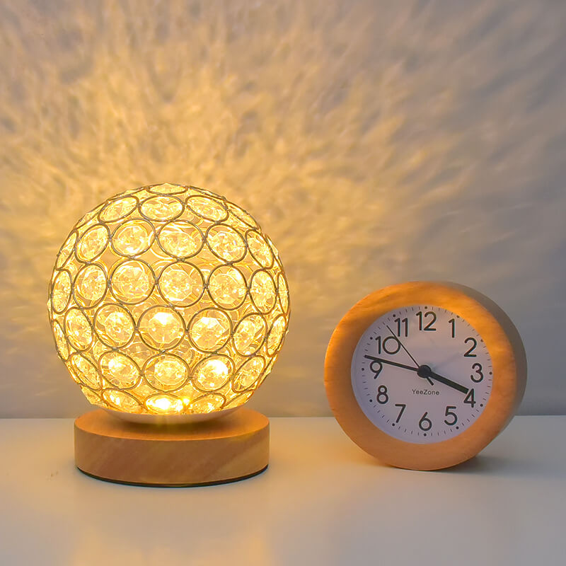 Compact USB Table Lamp with Warm Rechargeable Light