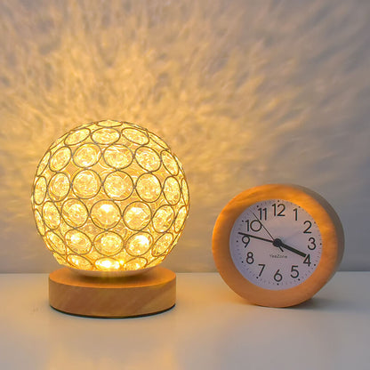 Compact USB Table Lamp with Warm Rechargeable Light
