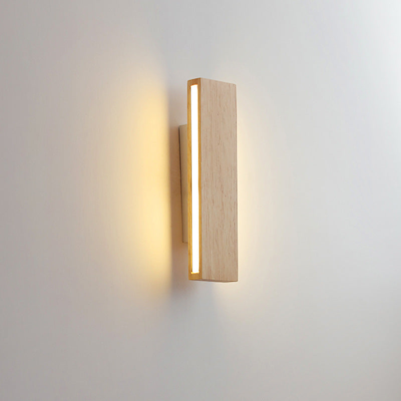 Asian Style LED Wooden Wall Light