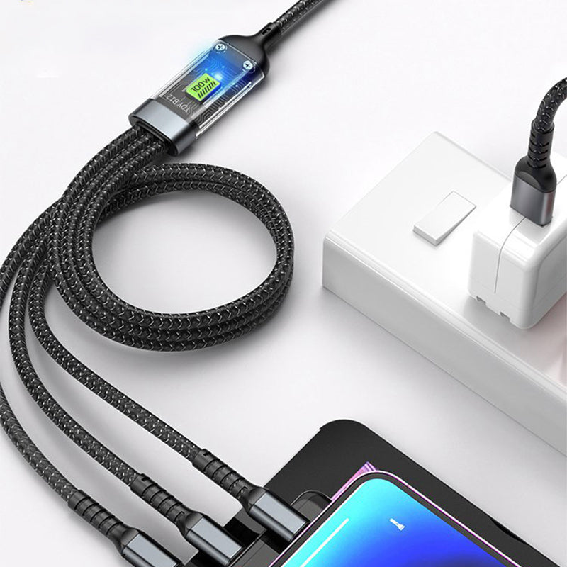 Quick Charge 3-in-1 USB Data Cable - Fesara
