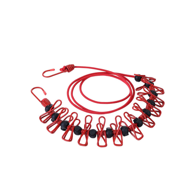 Compact Folding Travel Clothes Drying Rack