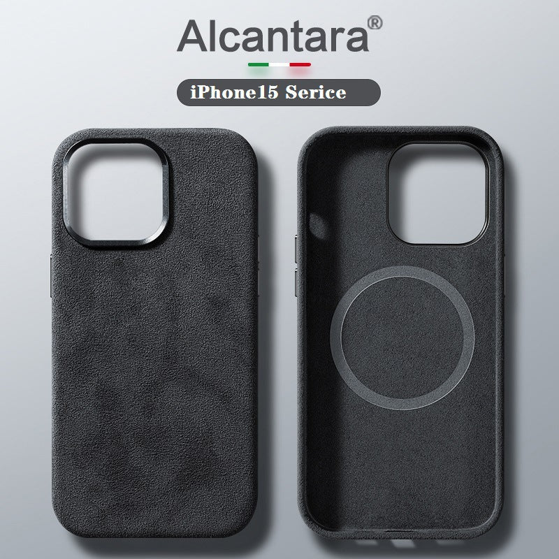 Premium Leather Magnetic iPhone Phone Case