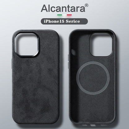 Premium Leather Magnetic iPhone Phone Case