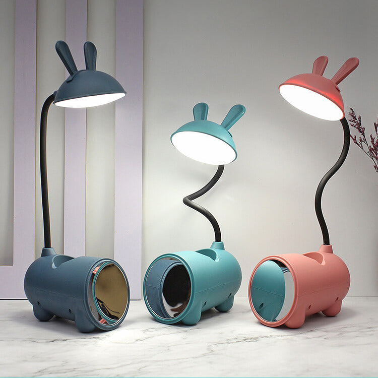 Colorful Rabbit USB Desk Light with Pen Holder