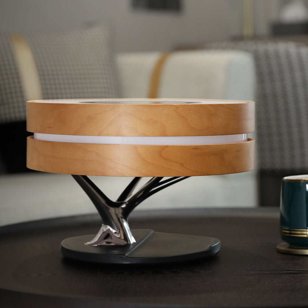 Wireless Charging Desk Lamp with Bluetooth Speaker