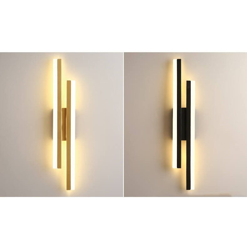 Slim LED Wall Light | Modern Iron Fixture | Adjustable Brightness