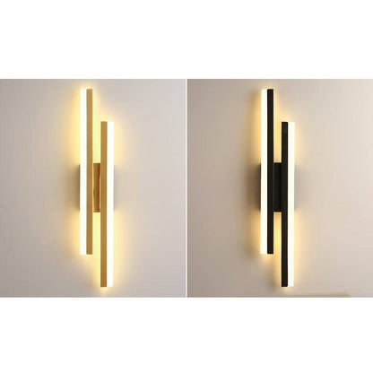 Slim LED Wall Light | Modern Iron Fixture | Adjustable Brightness