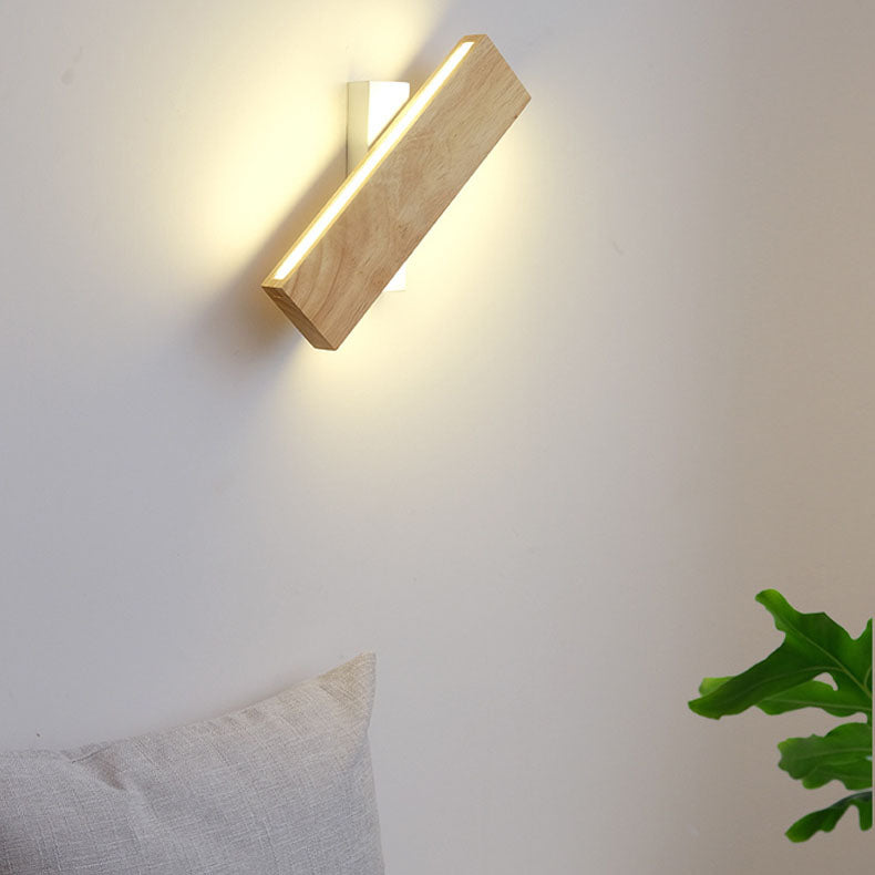 Asian Style LED Wooden Wall Light