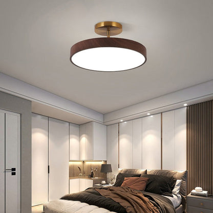 Asian Style Round LED Ceiling Mount Light