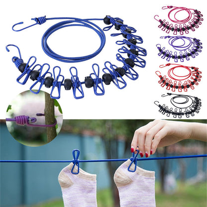 Compact Folding Travel Clothes Drying Rack