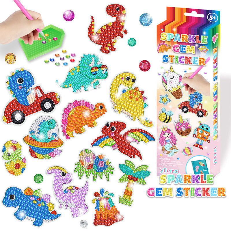 Colorful Diamond Art Sticker Set