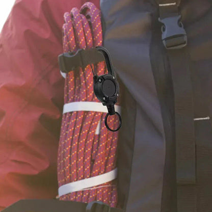 Retractable Outdoor Keychain with Steel Cable - Fesara