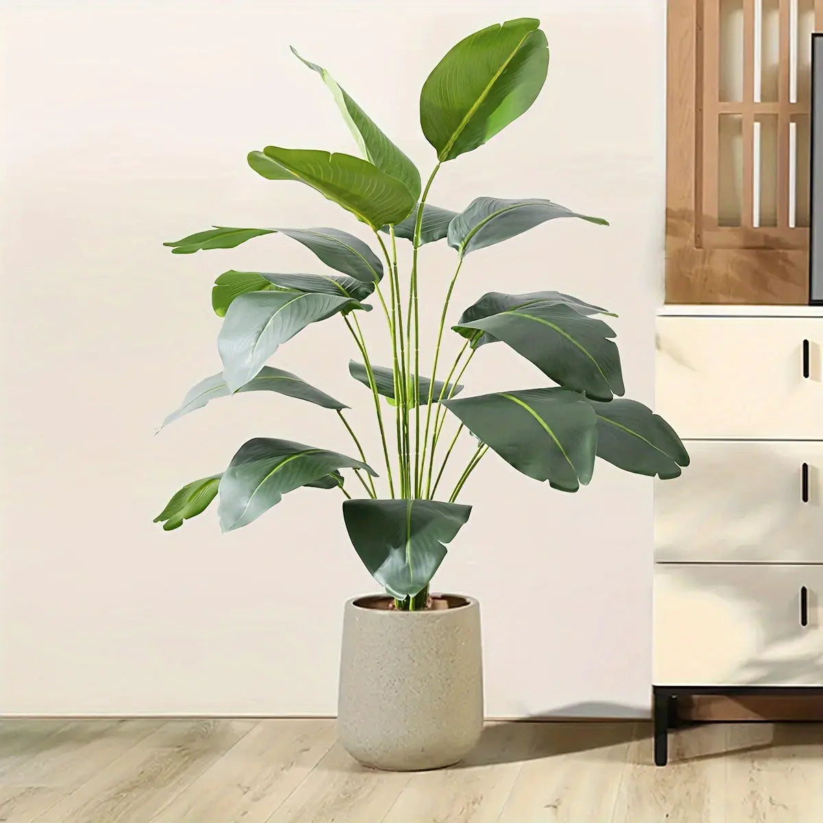 Tropical Artificial Banana Plant Decor