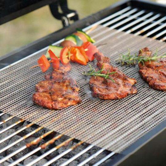 Premium BBQ Grill Mat | Non Stick & Heat Resistant Grill Net - Fesara