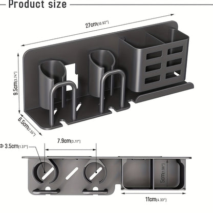 Wall Mount Electric Toothbrush Holder with Drip Tray