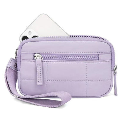 Fesara | Fashionable Nylon Wristlet Purse with Many Pockets