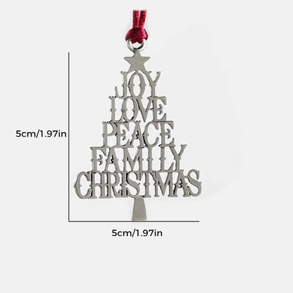 Metallic Christmas Tree Ornament