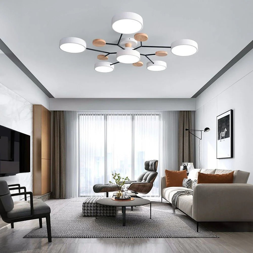 Sleek LED Ceiling Fixture Home Lighting