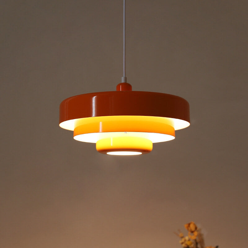 Modern Tiered Hanging Light Fixture