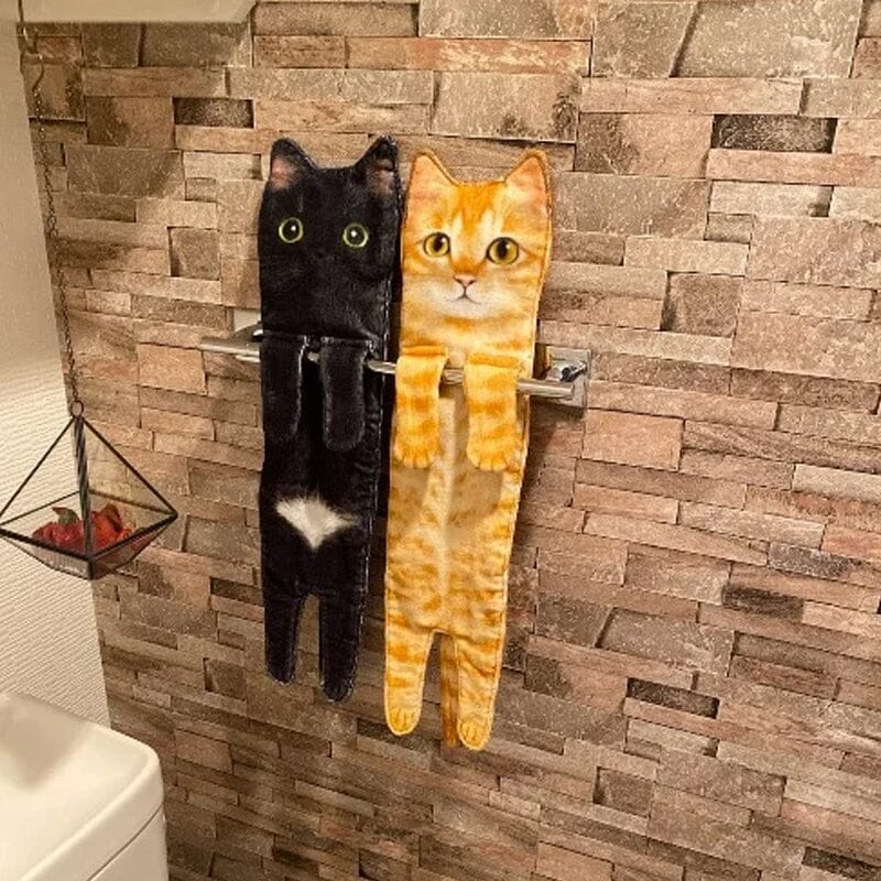 Adorable Kitty Beach Towel