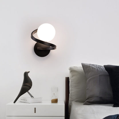 Elegant Metal Arc Wall Lamp