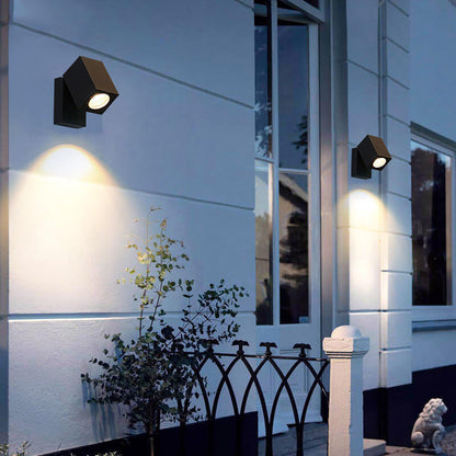 Contemporary Adjustable Outdoor LED Wall Light Fixture