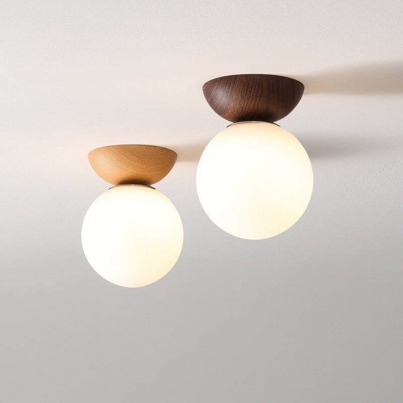 Simple Wooden LED Ceiling Zen Light