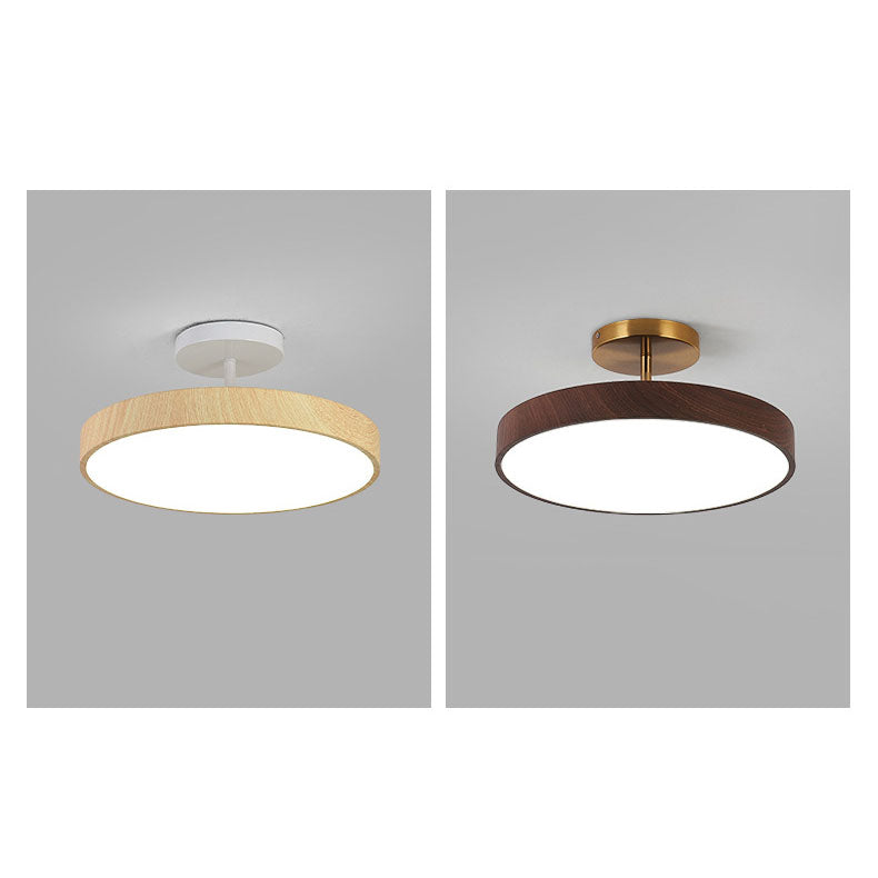 Asian Style Round LED Ceiling Mount Light
