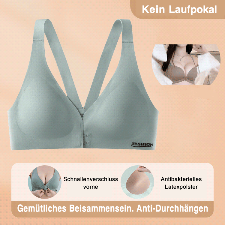 Comfortable Push Up Bra with Front Closure - Fesara