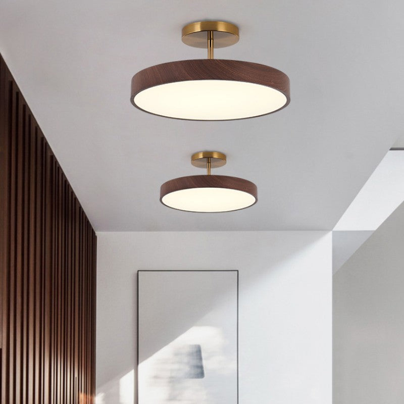 Asian Style Round LED Ceiling Mount Light