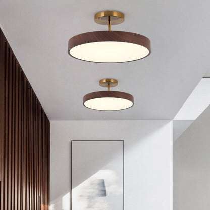 Asian Style Round LED Ceiling Mount Light
