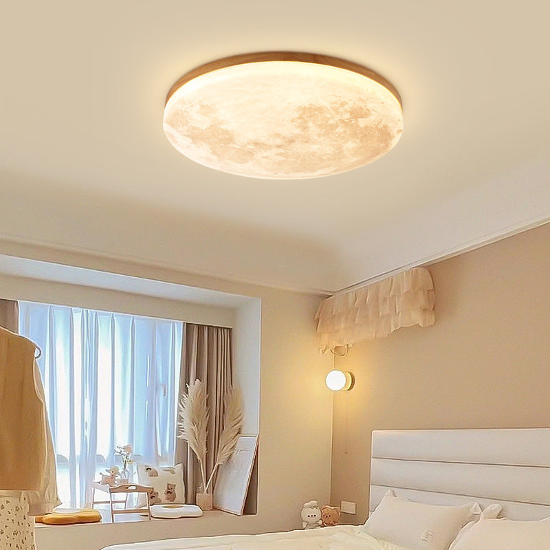 Simple Round White LED Ceiling Light Fixtures