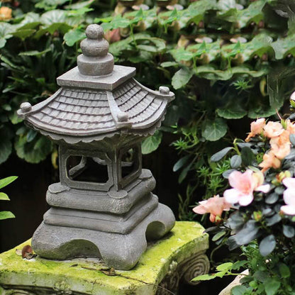 Asian Inspired LED Patio Garden Lamp