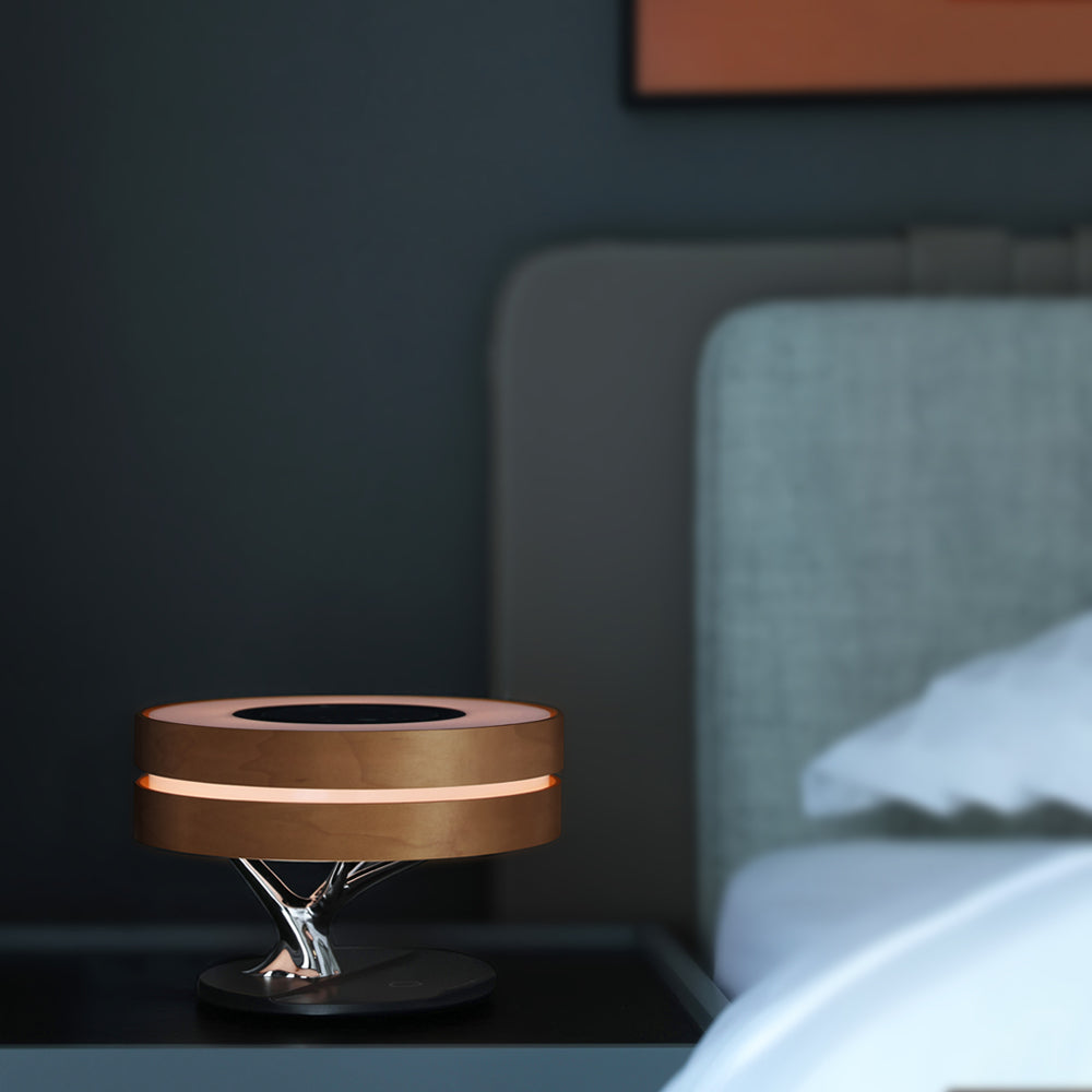 Wireless Charging Desk Lamp with Bluetooth Speaker