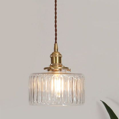 Elegant Glass Antique Pendant Light
