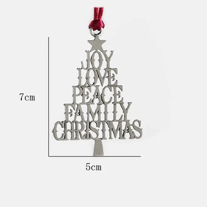 Metallic Christmas Tree Ornament