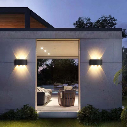 Contemporary Slim LED Double Wall Light