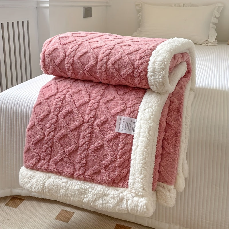 Cozy Soft Plush Throw Blanket for Home Decor