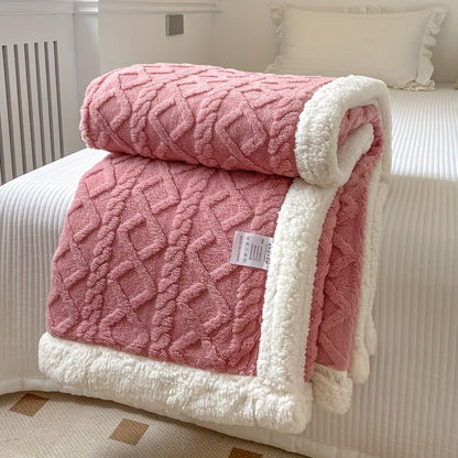 Cozy Soft Plush Throw Blanket for Home Decor