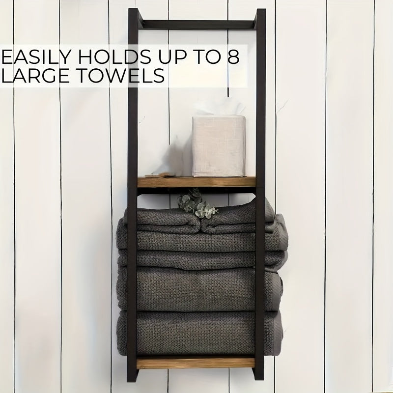 Stylish Wall Mounted Towel Holder