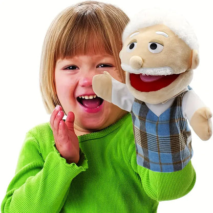 Colorful Plush Hand Puppet Toy