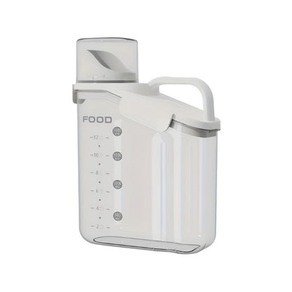 Pet Food Storage Container with Measuring Cup