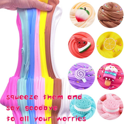 Relaxing Stress Ball with Soft Clay Slime