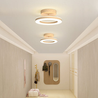 Circular LED Ceiling Light for Hallway and Entryway