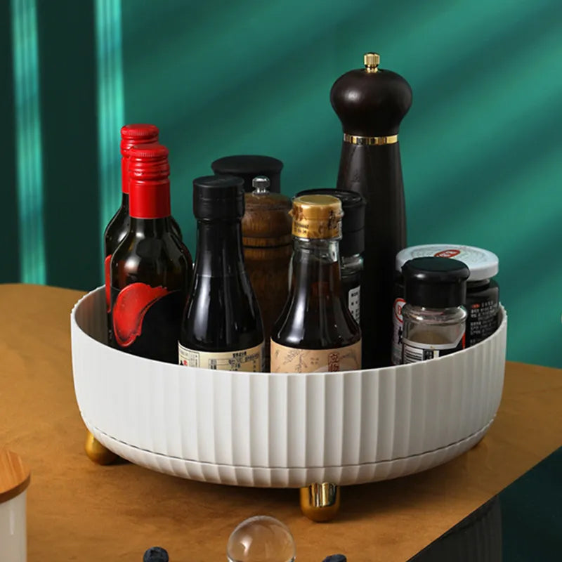 Adjustable 360 Spin Storage Shelf