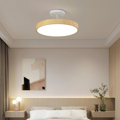 Asian Style Round LED Ceiling Mount Light